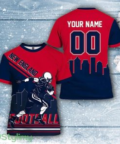 New England Patriots All Over Printed Custom Name And Number Nfl 3D Printed Shirt For Awesome Fans Product Photo 1