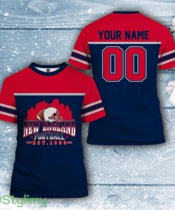New England Patriots All Over Printed Custom Name And Number Nfl 3D Printed Shirt Limited Edition Gift Product Photo 1