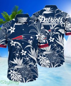 New England Patriots NFL 3D Printing Hawaiian Shirt Short Sleeves Shirt Product Photo 1