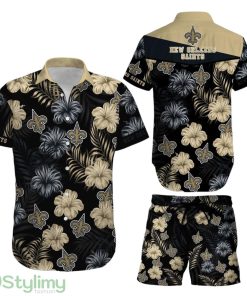 New Orleans Saints NFL Football Retro Sunset Hawaii Hawaiian Shirt Short Summer Gift Product Photo 1