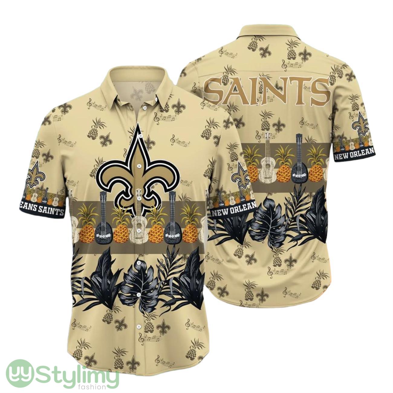 New Orleans Saints NFL Hawaiian Shirt Tropical Pattern Beach Summer Gift For Fan NFL 2 New Orleans Saints NFL Hawaiian Shirt Tropical Pattern Beach Summer Gift For Fan NFL Product Photo 1