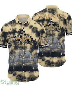 New Orleans Saints NFL Hawaiian Shirt Tropical Pattern Graphic Summer Gift For Fans Product Photo 1