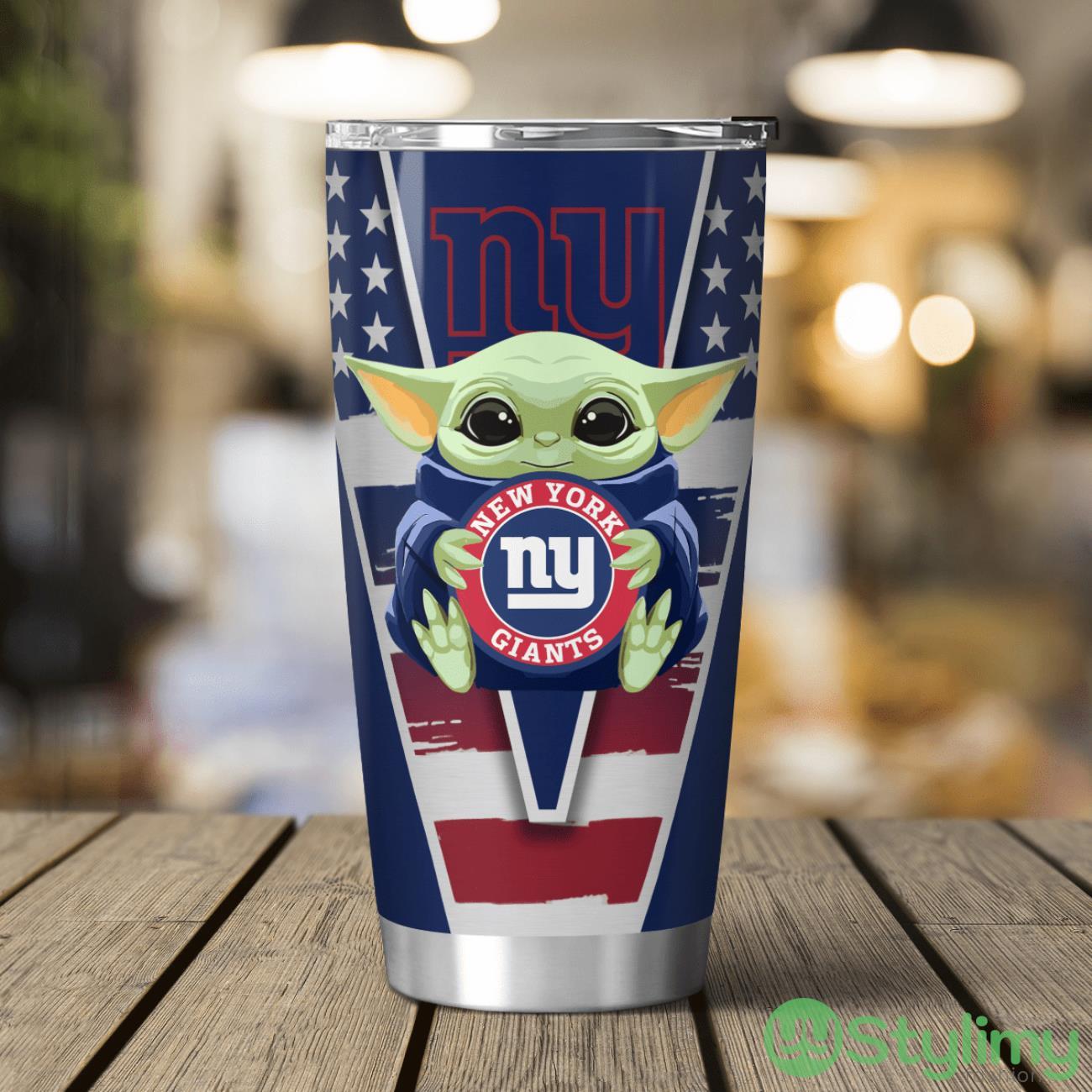 New York Giants Baby Yoda 3D Tumbler Unique Gift For Fans 2 New York Giants Baby Yoda 3D Tumbler Unique Gift For Fans Product Photo 2