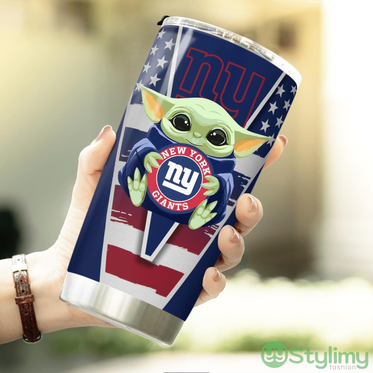 New York Giants Baby Yoda 3D Tumbler Unique Gift For Fans 3 New York Giants Baby Yoda 3D Tumbler Unique Gift For Fans Product Photo 3