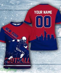 New York Giants Nfl 3D All Over Printed T Shirts Custom Name And Number Shirts For Cool Fans Product Photo 1