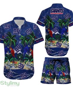 New York Giants NFL Football Hawaiian Shirt And Short Graphic Summer Tropical Pattern New Gift For Fans Product Photo 1
