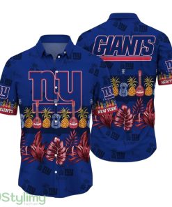 New York Giants NFL Hawaiian Shirt Tropical Pattern Beach Summer Gift For Fan NFL Product Photo 1