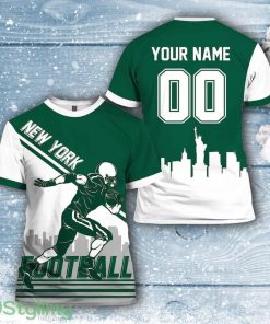 New York Jets All Over Printed Custom Name And Number Nfl 3D Product Photo 1