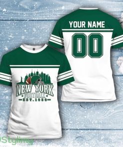 New York Jets All Over Printed Custom Name And Number Nfl 3D Printed Shirt Limited Edition Gift Product Photo 1