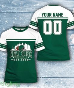 New York Jets Nfl 3D All Over Printed T Shirts Custom Name And Number Shirts For Hot Fans Product Photo 1