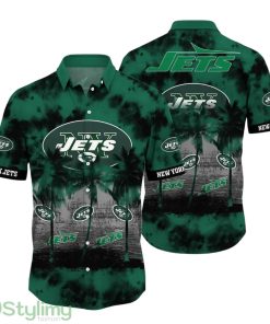New York Jets NFL Hawaiian Shirt Tropical Pattern Graphic Summer Gift For Fans Product Photo 1
