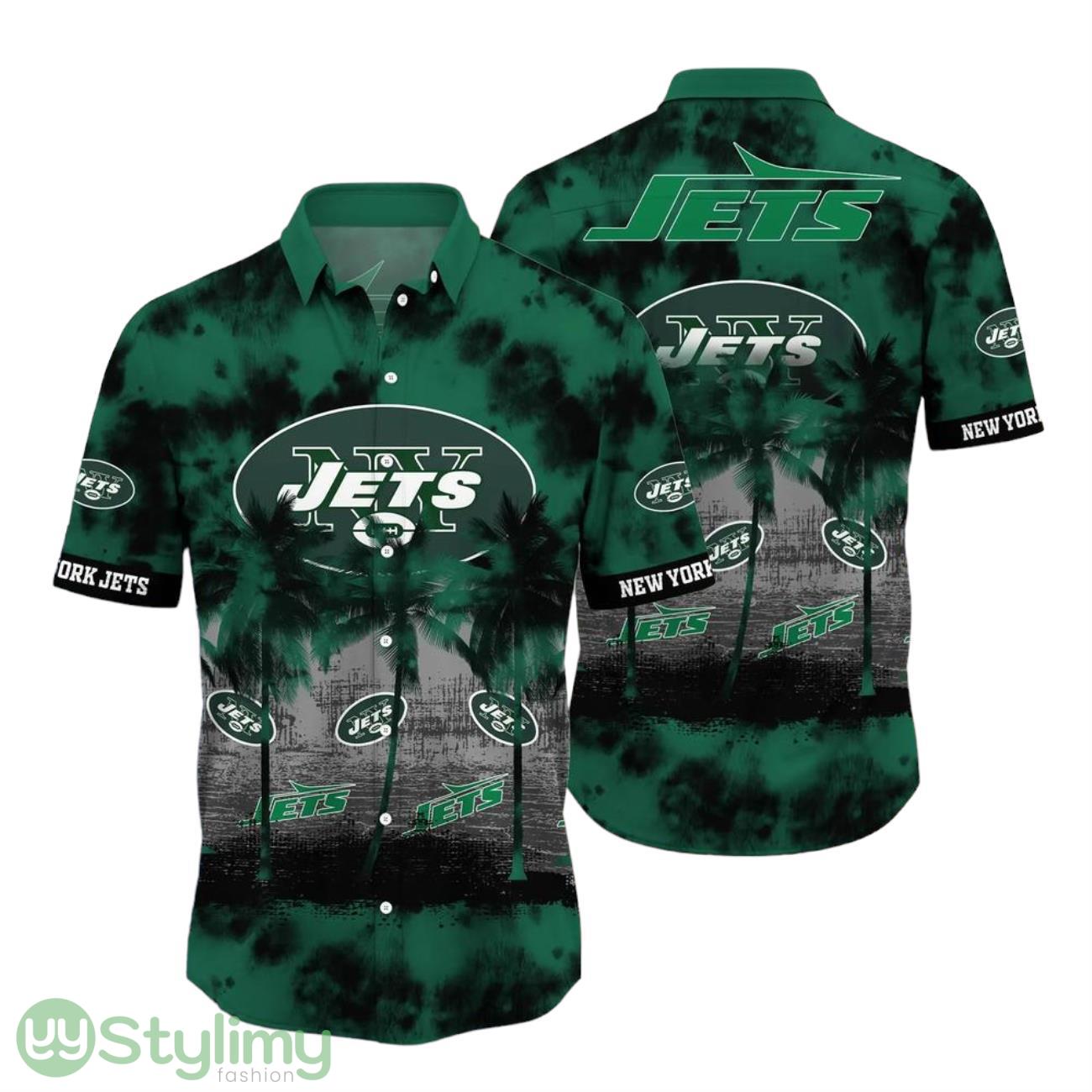 New York Jets NFL Hawaiian Shirt Tropical Pattern Graphic Summer Gift For Fans 1 New York Jets NFL Hawaiian Shirt Tropical Pattern Graphic Summer Gift For Fans Product Photo 1