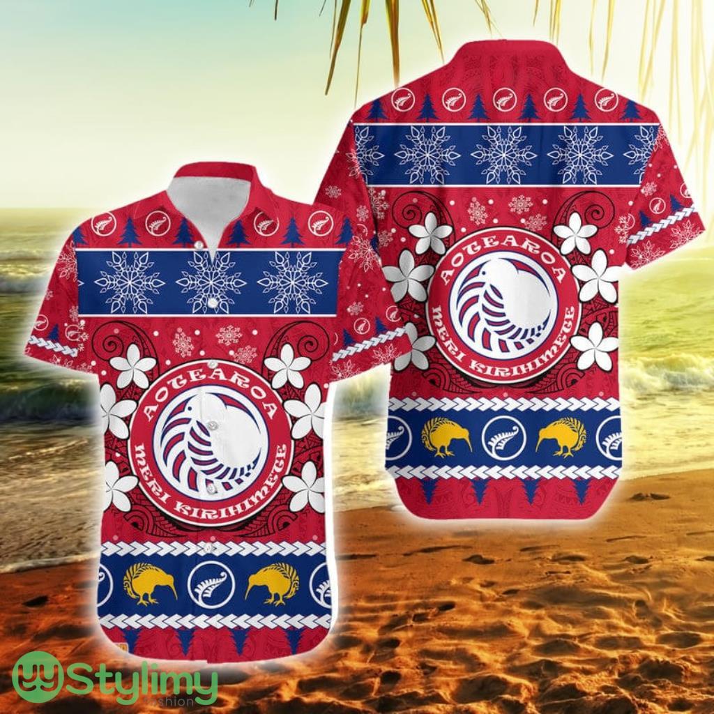 New Zealand Aotearoa Meri Kirihimete Maori Kiwi Christmas New Zealand Button Down Hawaiian Shirt Trending Summer 2 New Zealand Aotearoa Meri Kirihimete Maori Kiwi Christmas New Zealand Button Down Hawaiian Shirt Trending Summer Product Photo 1