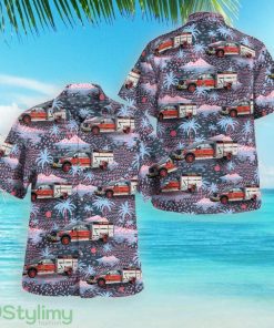 Noelville, Ontario, French River Fire Department 3D Hawaiian Shirt Product Photo 1