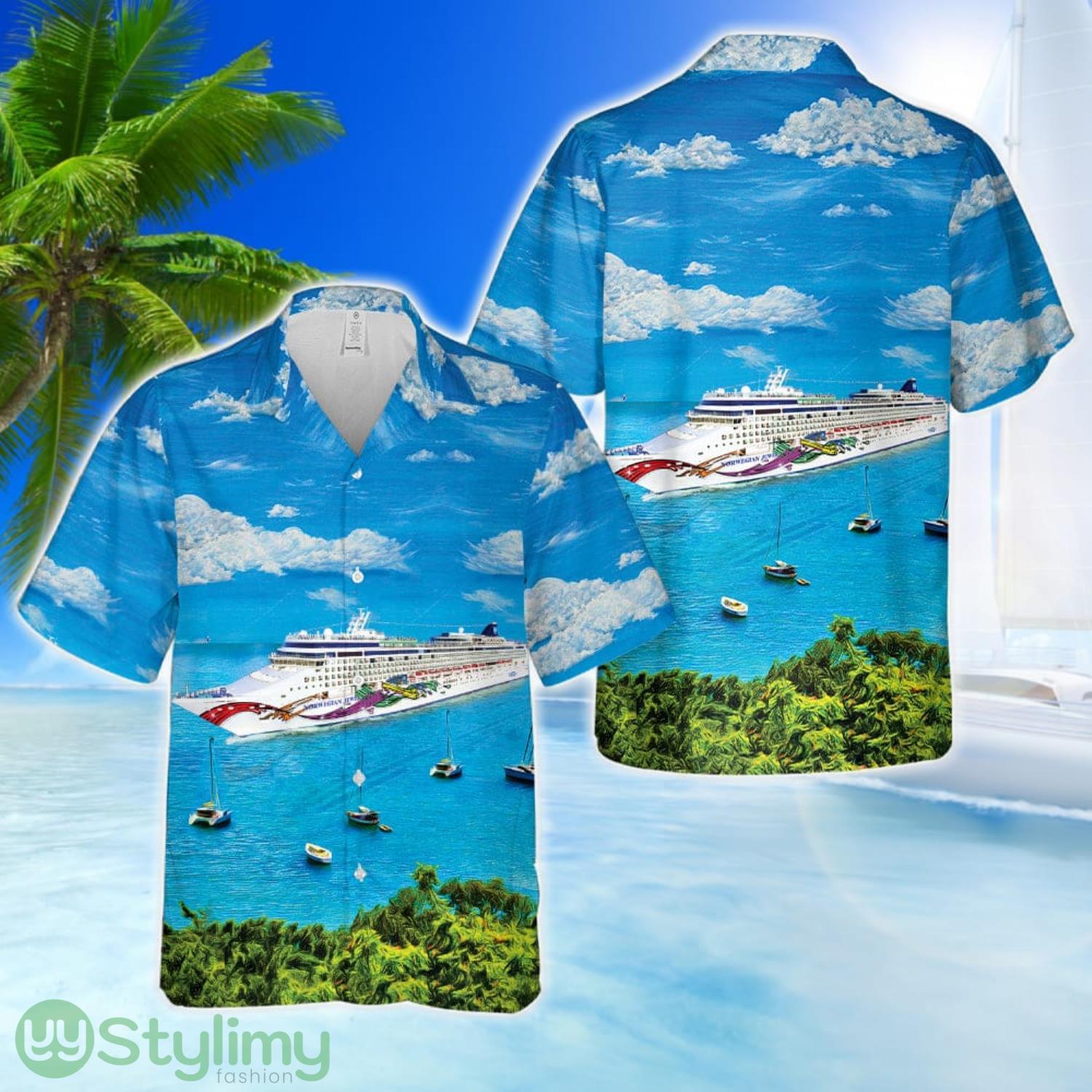 Norwegian Cruise Line Norwegian Jewel Summer Shirt 3D Hawaiian Shirt 2 Norwegian Cruise Line Norwegian Jewel Summer Shirt 3D Hawaiian Shirt Product Photo 1