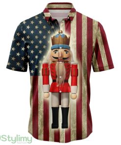 Nutcracker American Flag Aloha Cute Summer Gift 3D Hawaiian Shirt Product Photo 1
