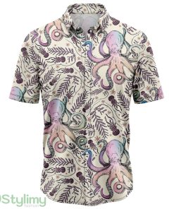 Octopus Pattern Hawaiian Shirt 3D Printed Cute Summer Gift For Mne ANd Women Product Photo 1