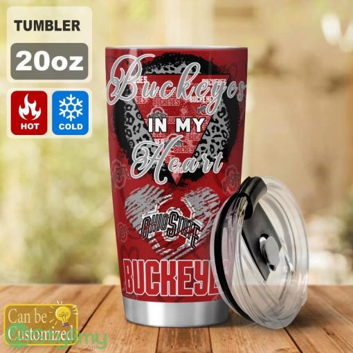 Ohio State Buckeyes is my Love Personalized Tumbler Cute Gift Product Photo 3