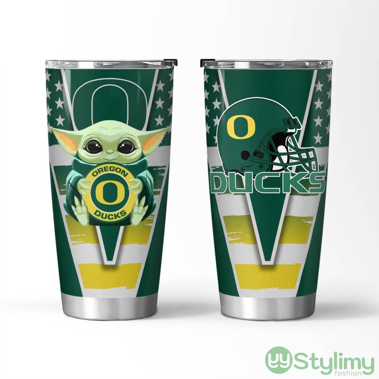 Oregon Ducks Baby Yoda 3D Tumbler Unique Gift For Fans 4 Oregon Ducks Baby Yoda 3D Tumbler Unique Gift For Fans Product Photo 1