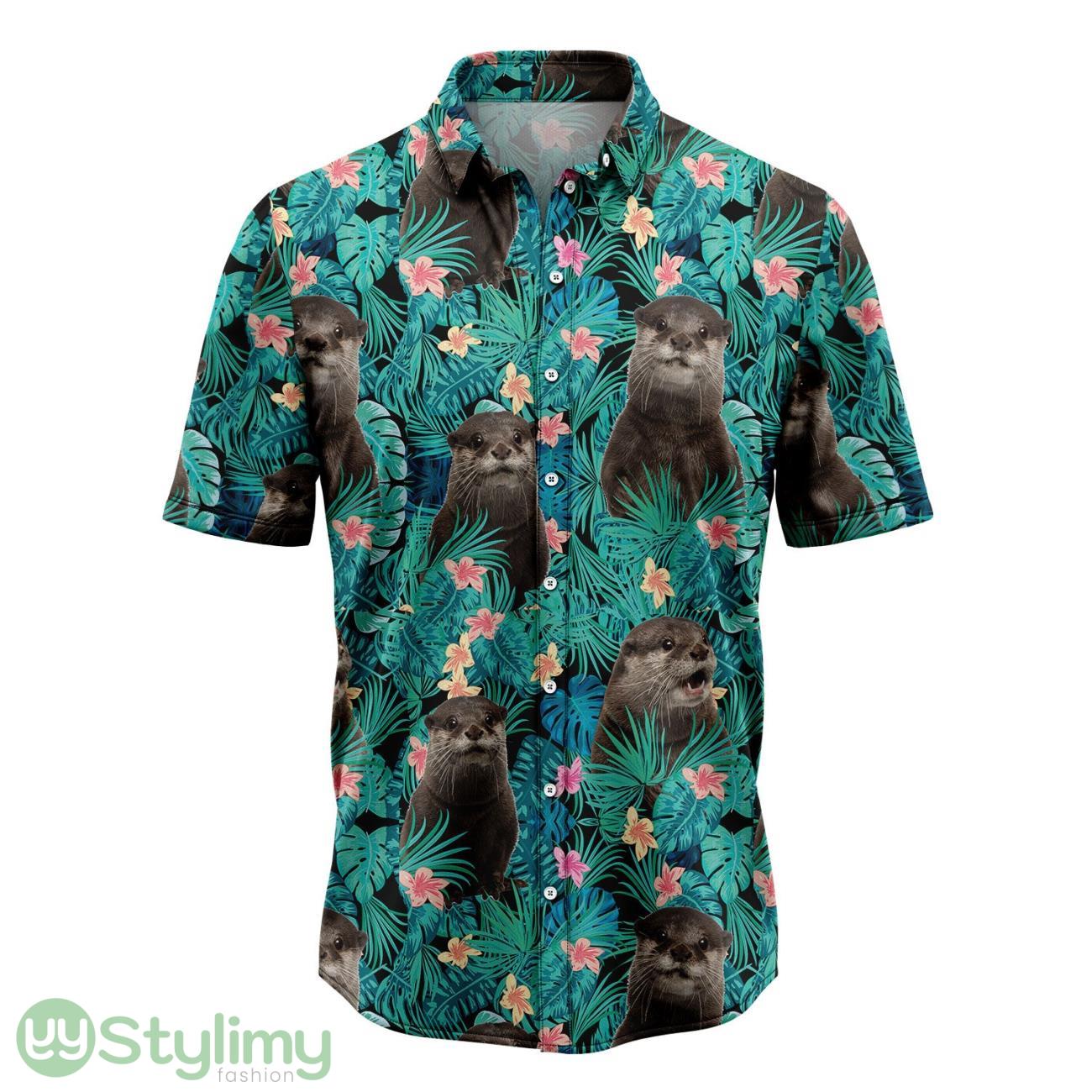 Otter Tropical Hawaiian Shirt Short Sleeves Shirt Beach Gift 2 Otter Tropical Hawaiian Shirt Short Sleeves Shirt Beach Gift Product Photo 1