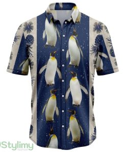 Penguin Pineapple Hibiscus Pattern Hawaiian Shirt 3D All Over Printed Hawaii Shirt Product Photo 1