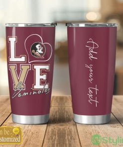 Personalized Love My Florida State Seminoles Tumbler Cute Gift Product Photo 1