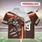 Personalized Name Cleveland Browns Football Team 3D Hawaiian Shirt Product Photo 2