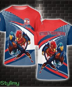 Personalized NRL Sydney Roosters 3D T-Shirt Limited For Fans Product Photo 1