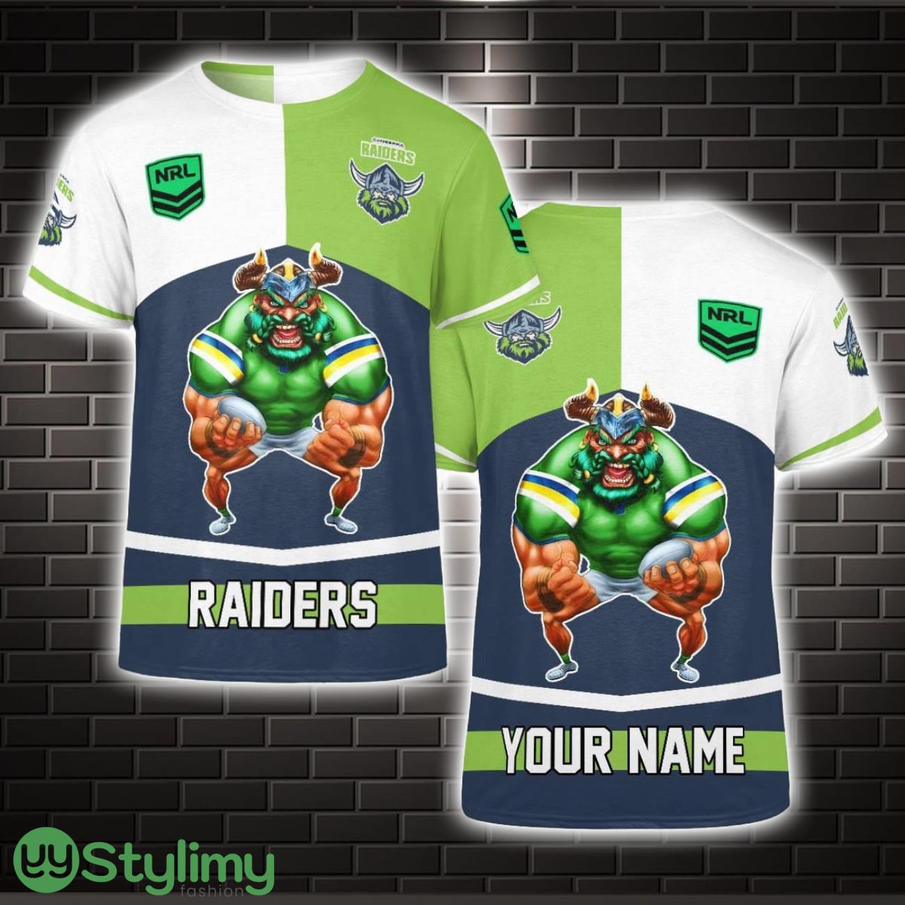 Personalized Raiders NRL 3D T-Shirt Limited For Fans 2 Personalized Raiders NRL 3D T-Shirt Limited For Fans Product Photo 1