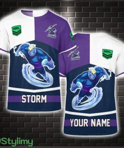 Personalized Storm NRL 3D T-Shirt Limited For Fans Product Photo 1