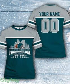 Philadelphia Eagles All Over Printed Custom Name And Number Nfl 3D Printed Shirt Limited Edition Gift Product Photo 1