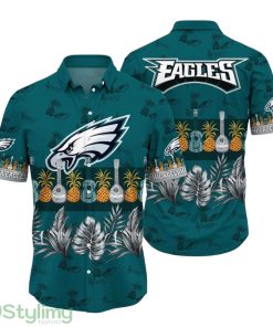 Philadelphia Eagles NFL Hawaiian Shirt Tropical Pattern Beach Summer Gift For Fan NFL Product Photo 1