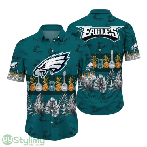 Philadelphia Eagles NFL Hawaiian Shirt Tropical Pattern Beach Summer Gift For Fan NFL