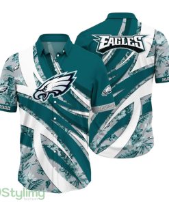 Philadelphia Eagles NFL Hawaiian Shirt Tropical Pattern Summer For Sports Football Fans Product Photo 1