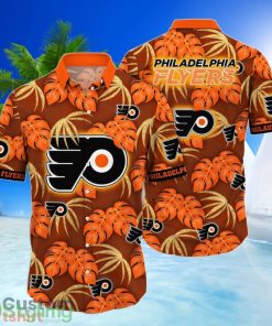 Philadelphia Flyers NHL Leave Pattern All Over Printed 3D Hawaiian Shirt Product Photo 1