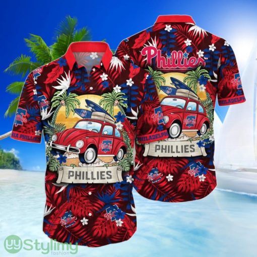 Philadelphia Phillies MLB Car Go To beach Hawaiian Shirt Funny Summer Gift