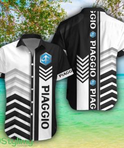 Piaggio White Hawaiian Shirt Shorts Sleeve Beach Shirt Custom Name Product Photo 1