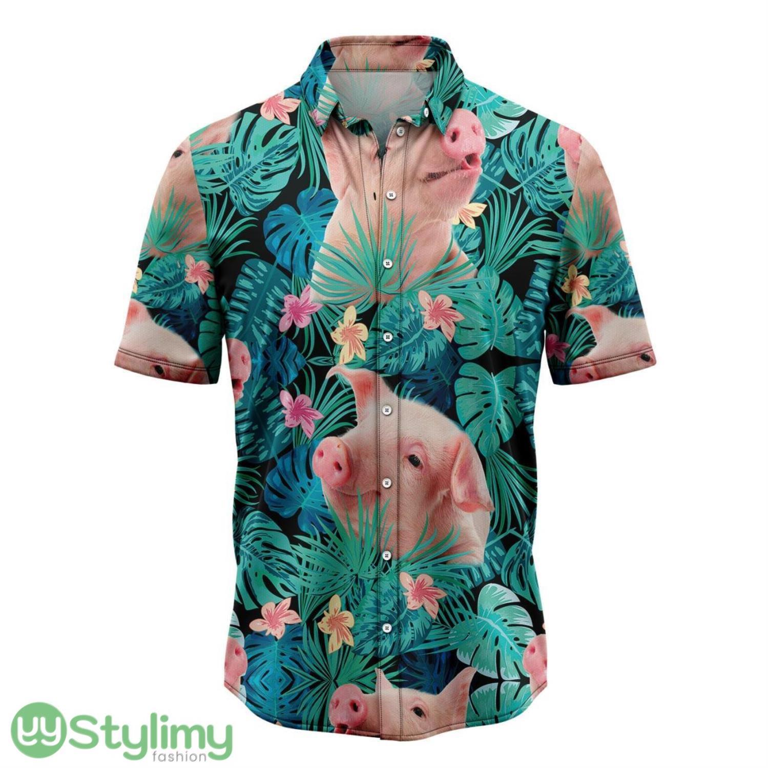 Pig Tropical Hawaiian Shirt Short Sleeves Shirt Beach Gift 2 Pig Tropical Hawaiian Shirt Short Sleeves Shirt Beach Gift Product Photo 1