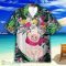 Pig With Flower Hair Wreath Tropical Pattern Hawaiian Shirt For Men Women 3 Pig With Flower Hair Wreath Tropical Pattern Hawaiian Shirt For Men Women Product Photo 2