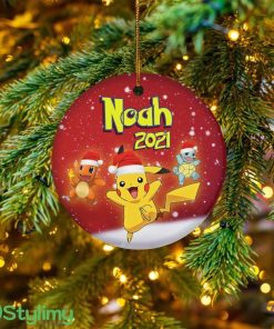 Pikachu Pokemon Christmas Customized Ornament Product Photo 1