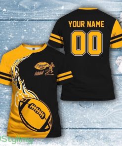 Pittsburgh Steelers All Over Printed Custom Name And Number Nfl 3D Printed Shirt Best Gift For Fans Product Photo 1