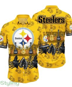 Pittsburgh Steelers NFL Hawaiian Shirt Tropical Pattern Beach Summer Gift For Fan NFL Product Photo 1