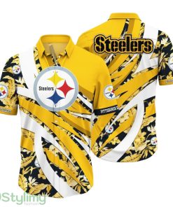 Pittsburgh Steelers NFL Hawaiian Shirt Tropical Pattern Summer For Sports Football Fans Product Photo 1