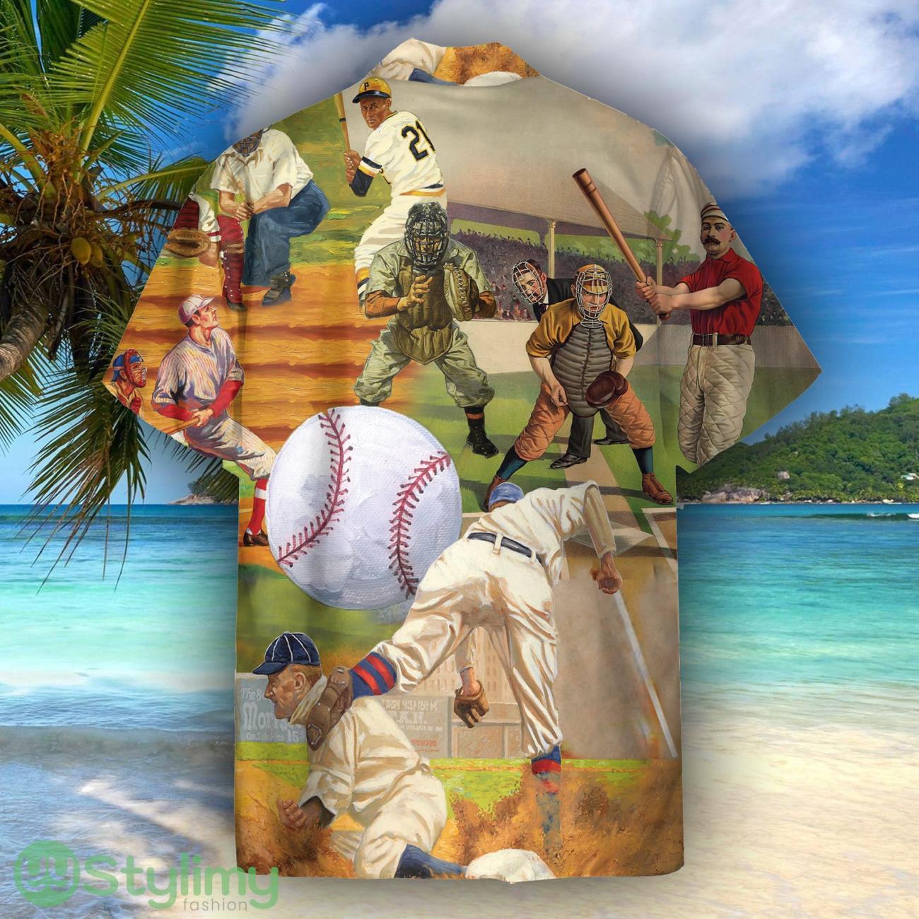 Playing Baseball Unisex Short Sleeve Shirts Hawaiian Shirt For Men Women 2 Playing Baseball Unisex Short Sleeve Shirts Hawaiian Shirt For Men Women Product Photo 2