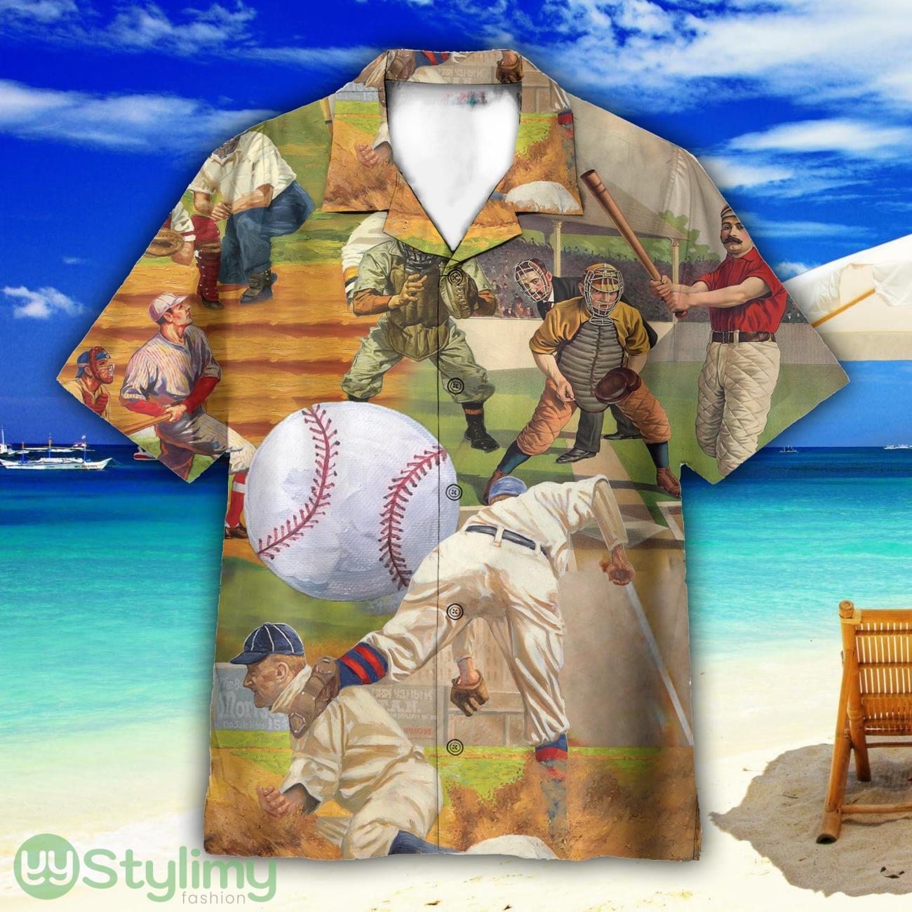 Playing Baseball Unisex Short Sleeve Shirts Hawaiian Shirt For Men Women 3 Playing Baseball Unisex Short Sleeve Shirts Hawaiian Shirt For Men Women Product Photo 1