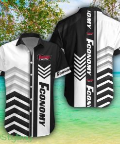 Power King White Hawaiian Shirt Shorts Sleeve Beach Shirt Custom Name Product Photo 1