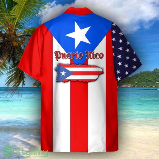 Puerto Rico Flag Unisex Short Sleeve Shirts Hawaiian Shirt For Men Women