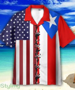 Puerto Rico Flag Unisex Short Sleeve Shirts Hawaiian Shirt For Men Women Product Photo 1