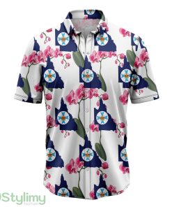 Queensland Dendrobium Phalaenopsis Hawaiian Shirt Short Sleeves Shirt Beach Gift Product Photo 1