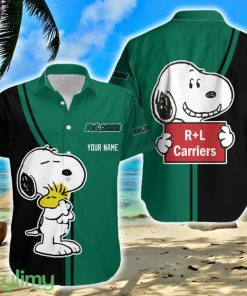 R+L Carriers Logo Brand Snoopy Hawaiian Shirt Gift Summer - R+L Carriers Logo Brand Snoopy Hawaiian Shirt Gift Summer